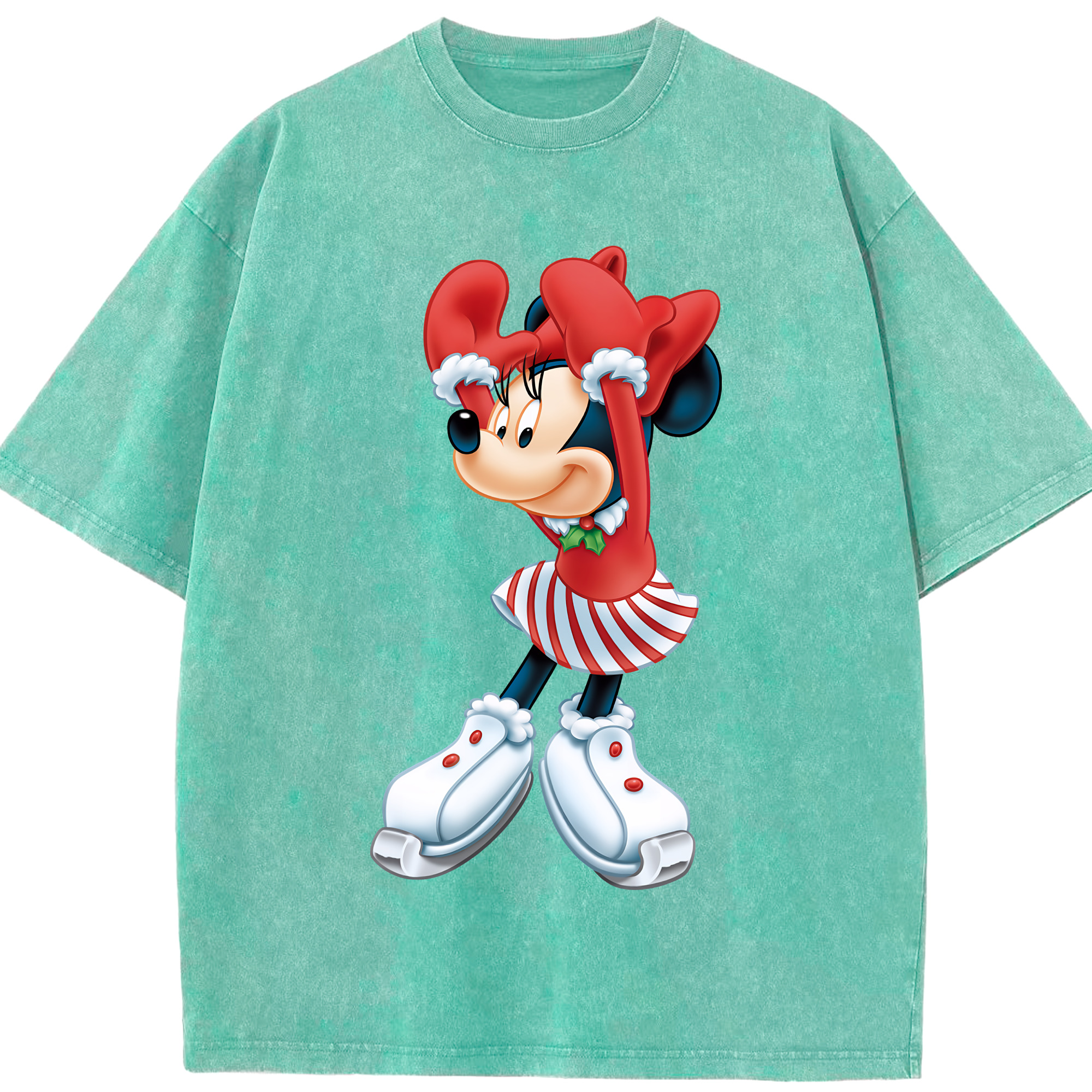 （画像用） ミッキーマウス Mickey Mouse 綿100% ヴィンテージ風 半袖Tシャツ（フロントプリント）